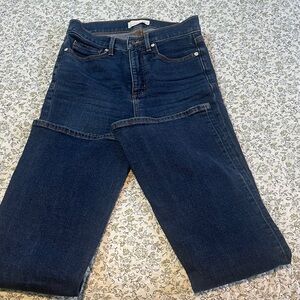 LOFT Dark Blue Flare Jeans